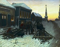 La última taberna a la entrada de la ciudad, 1868