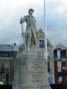 Monument aux morts de Mers-les-Bains.