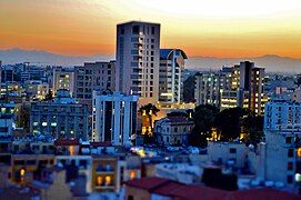 View of Nicosia Financial quarter.