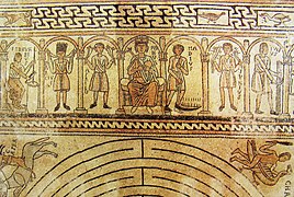 El mosaico del altar (siglo XII).