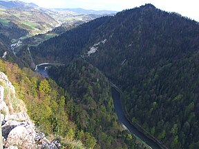 Der Dunajec-Durchbruch in Pieniny