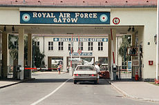 Gatow som flygplats för Royal Air Force i augusti 1983