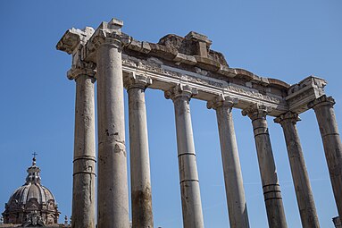 Roman Ionic columns of the Temple of Saturn, Rome, unknown architect, 3rd of 4th century AD[3]