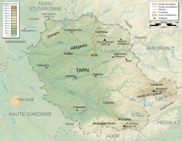 Tarn – Mappa