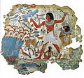 Ruang 61 – Fresko terkenal berjudul 'Pond in a Garden' dari Makam Nebamun, dari 1350 SM