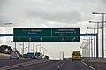 Tullamarine Freeway meets Calder Freeway interchange.