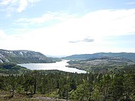 O lago Vatnvatnet