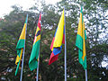 Banderas de Colombia, Santander y Bucaramanga.