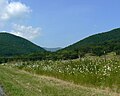 Buffalo Gap, Augusta County, Virginia divides Little North Mountain