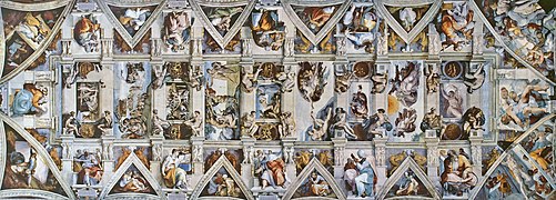 parte din: Sistine Chapel ceiling 