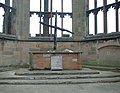 Coventry Cathedral, burnt cross