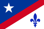 Drapeau des Franco-Américains.