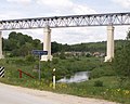 Railway bridge Lyduvenai, crossing river Dubysa