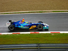 Photo de la Sauber C23 de Giancarlo Fisichella en Belgique