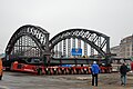 Brückenbau in der Speicherstadt, Mammoet Transporttechnik