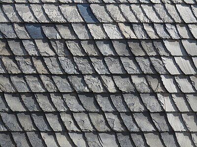 A slate shingle facade in Hornburg