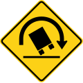 W1-13R Truck rollover warning (right)