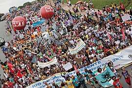 Rio de Janeiro, marche des femmes noires, 2015