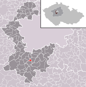 Localisation de Měchenice