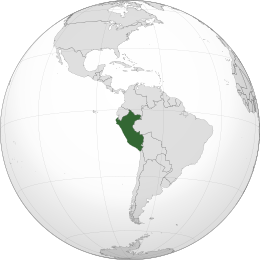 Map of Peru