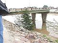 Antiguo puente Bolognesi, destruido por el Fenómeno El Niño