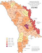 Republica Moldova Harta regiunilor afectate de COVID-19.svg