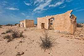 Ruined houses in Ain Mohammed