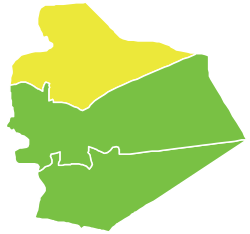 Map of Shahba' District within as-Suwayda Governorate