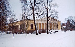 El conservatorio en el jardín botánico de Uppsala
