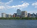 Boston's West End as of 2007. The old Charles Street Jail buildings can be seen to the right.