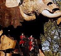 L'Éléphant à Londres.