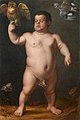Agnolo Bronzino, Doppio ritratto del Nano Morgante (fronte)