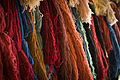 Echeveaux de laine pour tapis