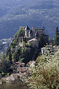 El castillo de Saint Paul en Cornillon (ya Ródano-Alpes).