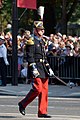 Défilé militaire du 14 juillet 2013 à Paris : le colonel Francis Chanson, directeur des formations d'élèves (DFE) de l'ESM de Saint-Cyr.