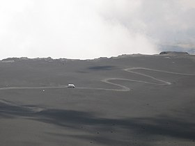 Path over the volcano