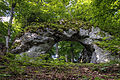 Platz 5: Jürgen.Erdmann - Heidentor bei Egesheim von unten. Felsbogen im Landkreis Tuttlingen, Naturdenkmal. HDR aus 7 Bildern.