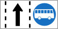 25: Lane reserved for city buses