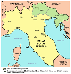 Mapa Włoch