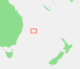 Vị trí đảo Lord Howe