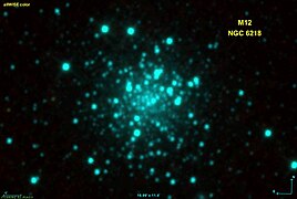 Autre image de M12 en infrarouge par le relevé WISE.