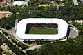 A Debreceni VSC otthona, a Nagyerdei stadion légifelvételen.