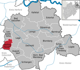 Oerlinghausen – Mappa