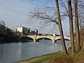 Ponte Umberto I a Torino visto dal lato destro del Po