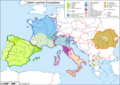 Romance languages in Europe (Hungarian)