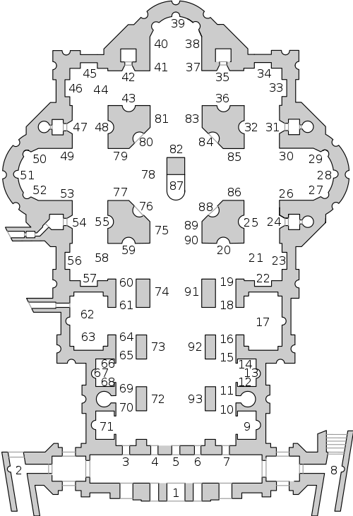 Plan of St. Peter's Basilica