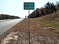 Schley/Taylor County border US19SB