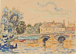 Signac - Auxerre, le pont, 1902, lot-5984154.jpg