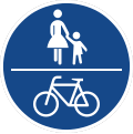 240 - gemeensamen Foot- un Radweg