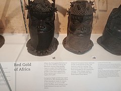 Benin bronzes at Mueum of Archaeology & Anthropology, Cambridge.jpg